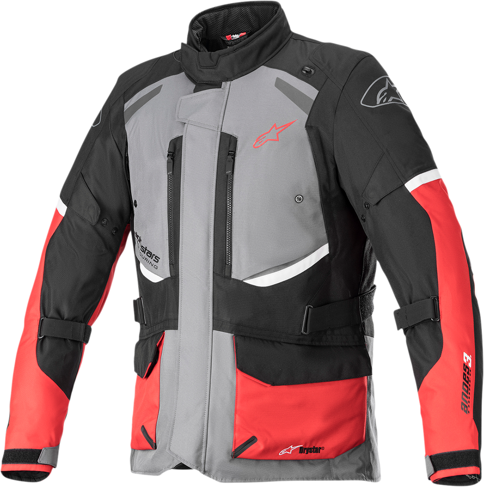 Andes v3 Jacket - Gray/Black/Red - 3XL - Lutzka's Garage