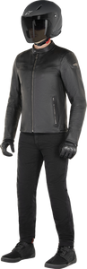 Blacktrack Leather Jacket - Black - Large - Lutzka's Garage