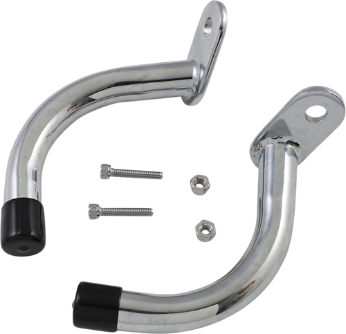 Saddlebag Guard Eliminator Bracket - Chrome - Lutzka's Garage