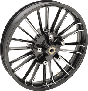 Wheel - Atlantic - Front - Dual Disc/without ABS - Black Cut - 21x3.5 - 00-07 FL - Lutzka's Garage