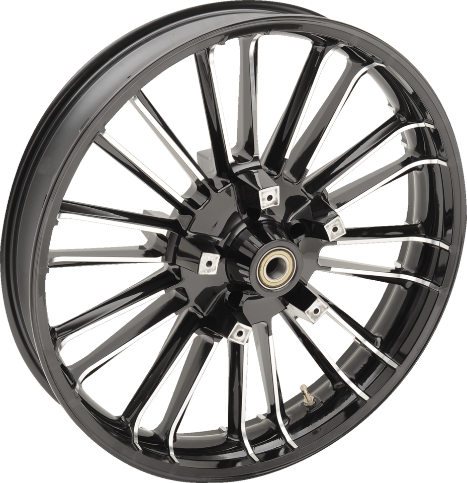 Wheel - Atlantic - Front - Dual Disc/without ABS - Black Cut - 21x3.5 - 00-07 FL - Lutzka's Garage