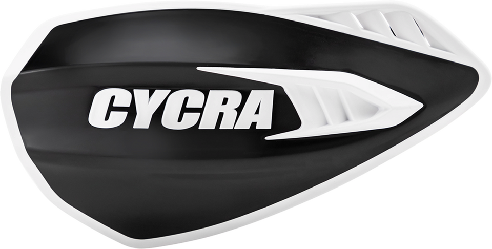 Handguards - Cyclone - Black/White - Lutzka's Garage