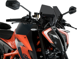 New Generation Windscreen - 10-1/2" - Dark Smoke - 1290 Super Duke R - Lutzka's Garage