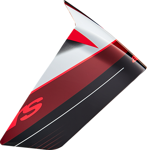 Supertech R10 Spoiler - Race - Team - Black/Carbon Red/Gloss White