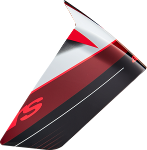 Supertech R10 Spoiler - Race - Team - Black/Carbon Red/Gloss White