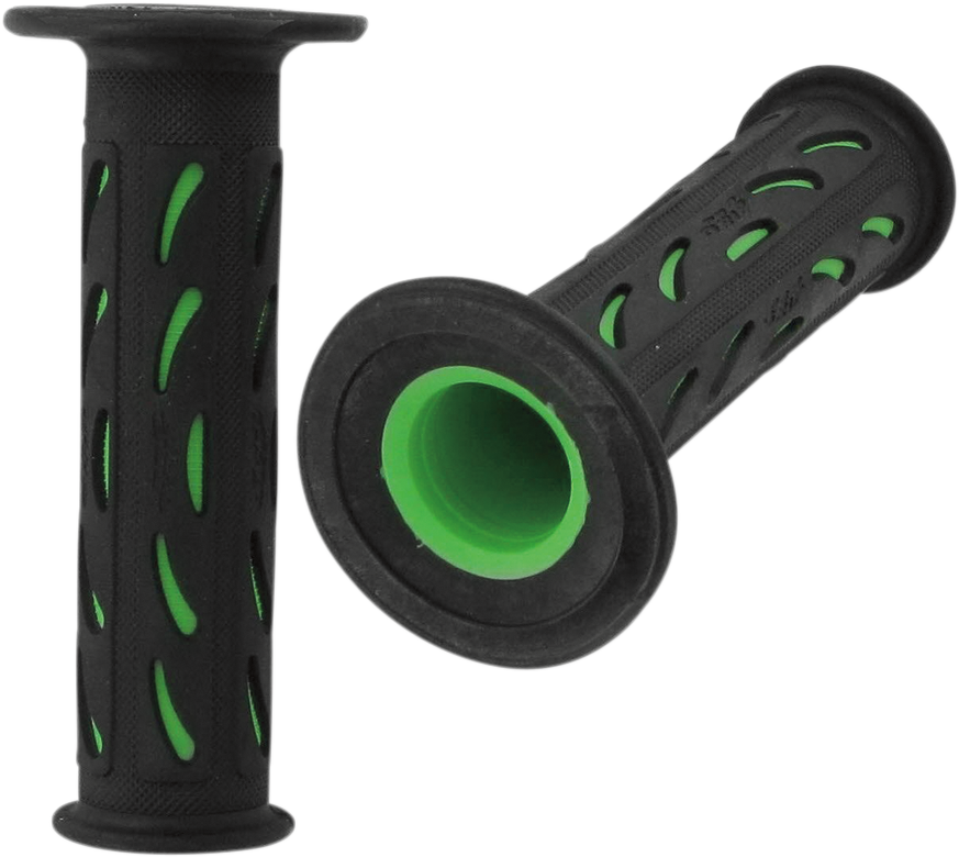 Grips - 724 - Open Ends - Black/Green - Lutzka's Garage