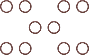 Center Pushrod Cover O-Ring