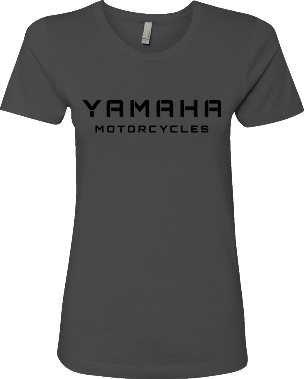 Womens Yamaha Motorcycles T-Shirt - Charcoal Black - Small - Lutzka's Garage