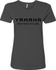 Womens Yamaha Motorcycles T-Shirt- Charcoal Black - 2XL - Lutzka's Garage