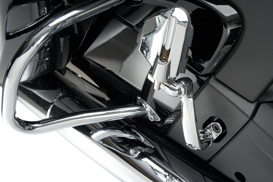 Adjustable RydeCulture™ Charles Chapa Peg Mounts - Passenger - Chrome - Indian - Lutzka's Garage