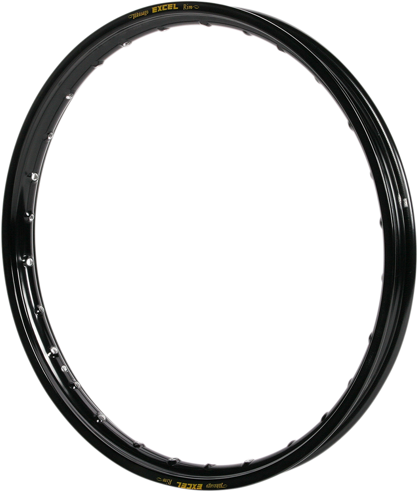 Rim - Takasago - Front - 28 Hole - Black - 19x1.4 - Lutzka's Garage