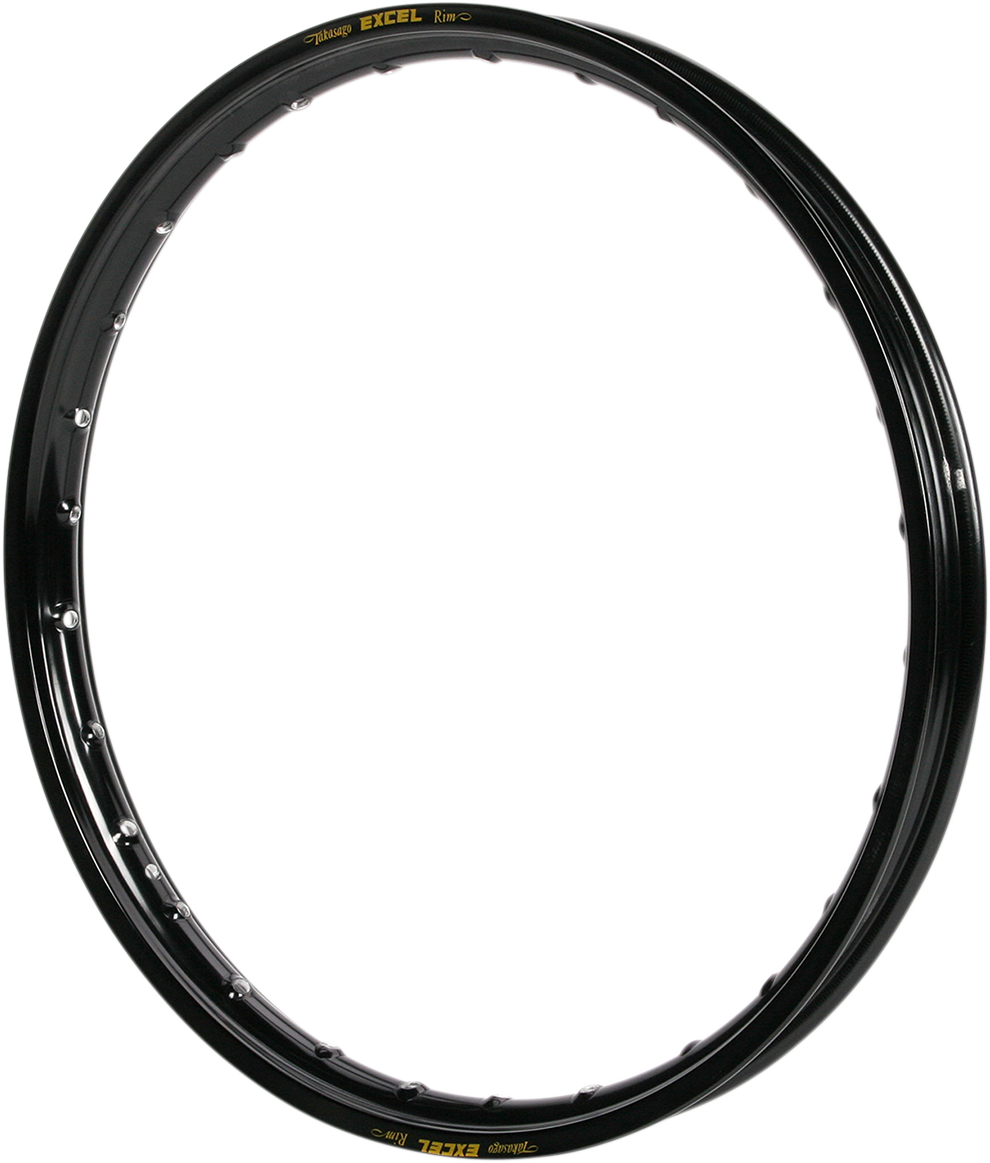 Rim - Takasago - Front - 28 Hole - Black - 19x1.4 - Lutzka's Garage