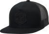 Bolt Trucker Hat - Black/Black - One Size - Lutzka's Garage