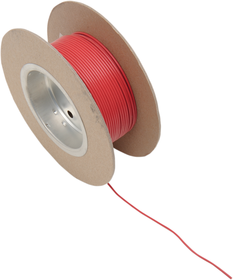 100 Wire Spool - 18 Gauge - Red - Lutzka's Garage