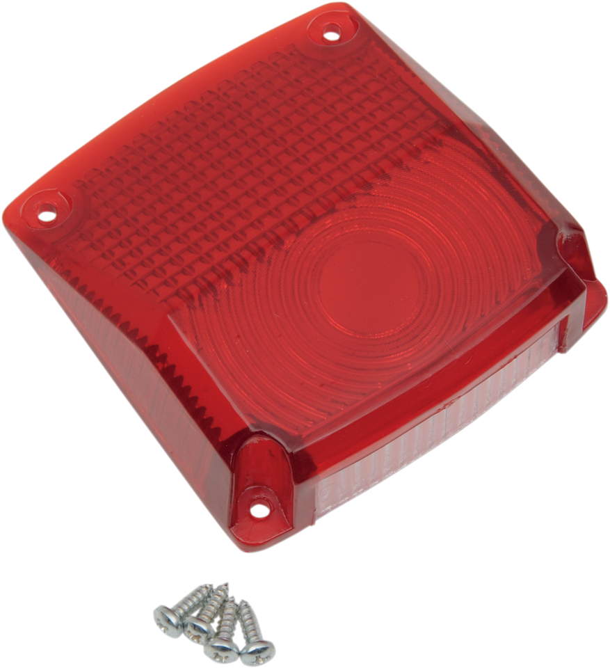 Replacement Taillight Lens - Red - Lutzka's Garage