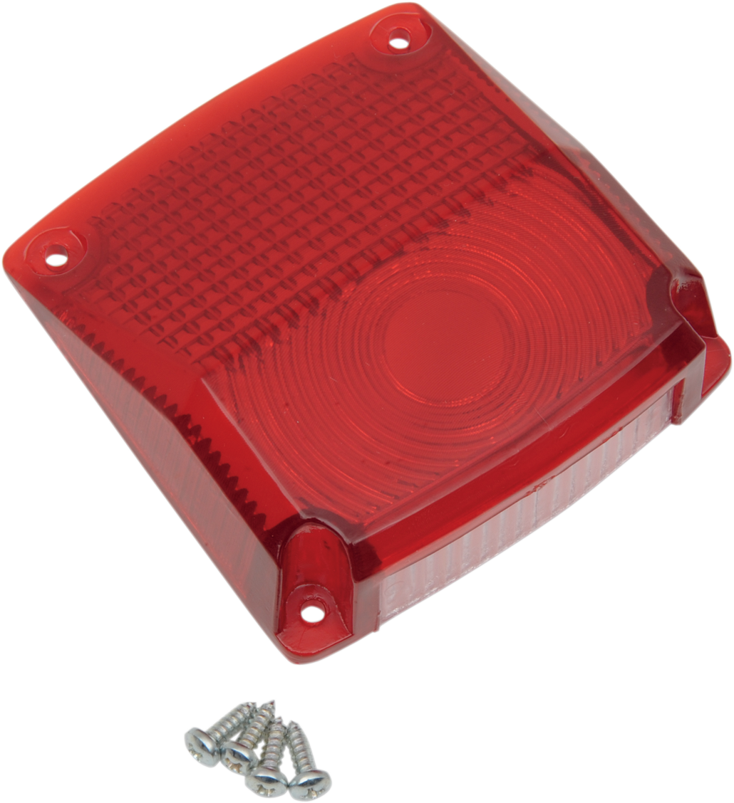 Replacement Taillight Lens - Red - Lutzka's Garage