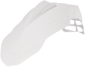 Supermoto Front Fender - White - Lutzka's Garage