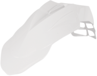 Supermoto Front Fender - White - Lutzka's Garage