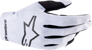 Youth Radar Gloves - Haze Gray/Black - 2XS - Lutzka's Garage