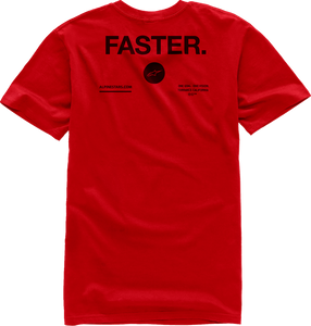 Faster T-Shirt - Red - Medium - Lutzka's Garage