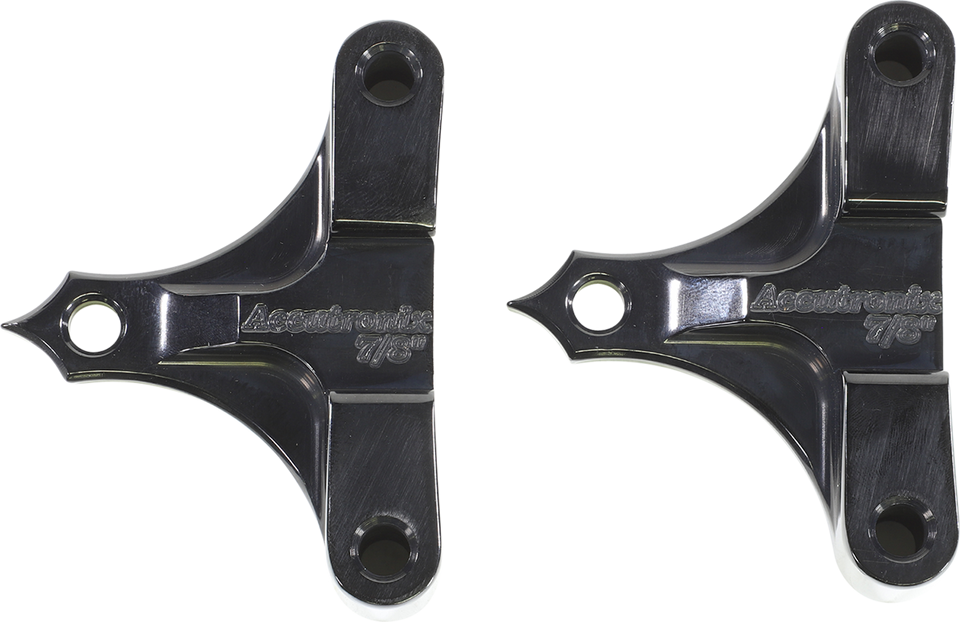 Hot Legs/Bagger Legs Fender Spacers - Black - 0.875" Spacer - For 5-1/2" Width Fender - Lutzka's Garage