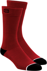 Solid Socks - Red - Small/Medium - Lutzka's Garage