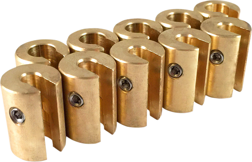 Wheel Weights - Re-Usable - 1 oz - Brass - 10 Pack - Lutzka's Garage