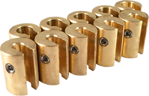 Wheel Weights - Re-Usable - 1 oz - Brass - 10 Pack - Lutzka's Garage