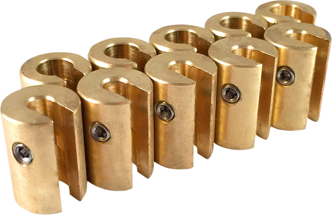 Wheel Weights - Re-Usable - 1 oz - Brass - 10 Pack - Lutzka's Garage