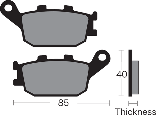 Semi-Metallic Brake Pads