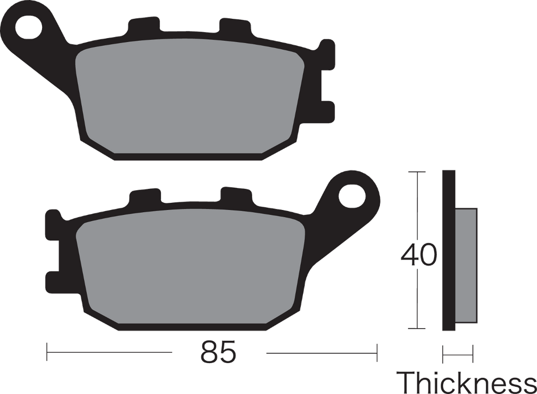 Semi-Metallic Brake Pads