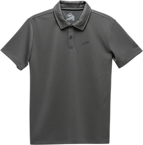 Scenario Performance Polo Shirt - Heather Gray - Medium - Lutzka's Garage