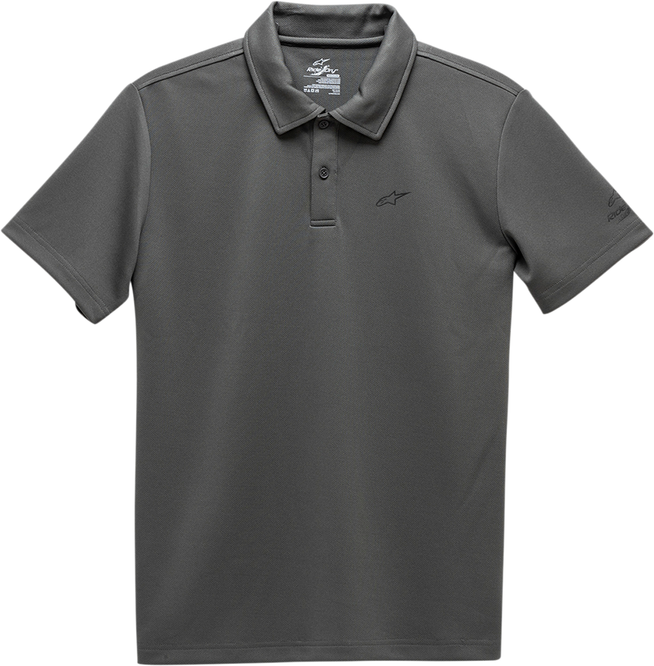 Scenario Performance Polo Shirt - Heather Gray - Medium - Lutzka's Garage