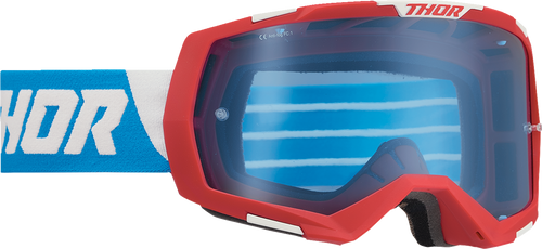 Regiment Goggles - Red/White/Blue - Blue - Lutzka's Garage