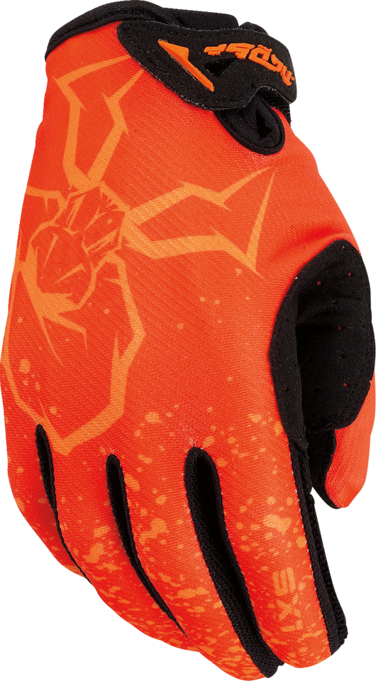 Youth SX1™ Gloves - Orange - XS - Lutzka's Garage