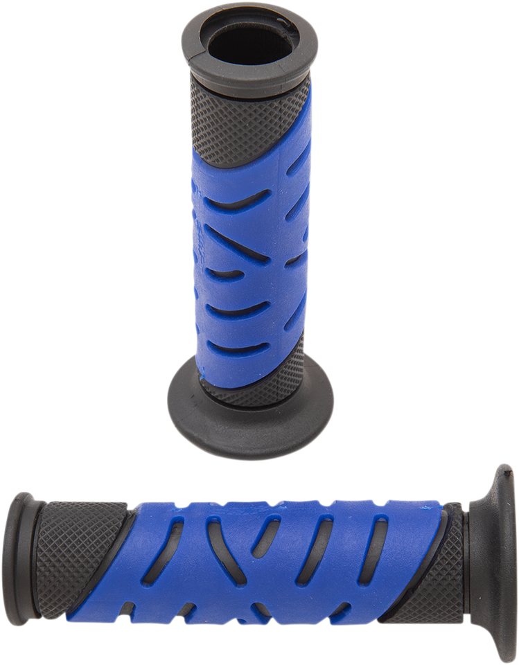 Grips - Gel - 719 - Open Ends - Black/Blue - Lutzka's Garage