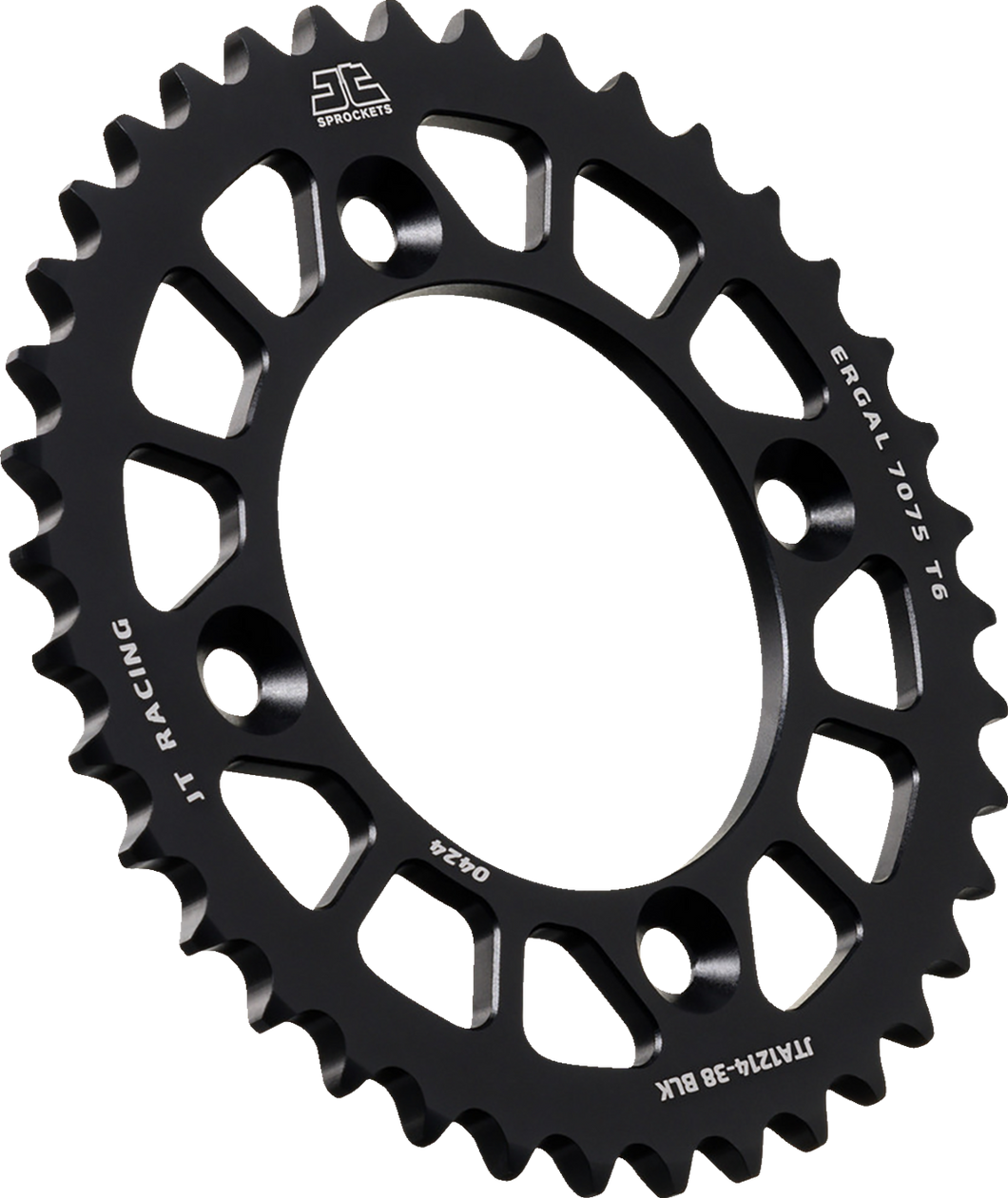 Rear Aluminum Sprocket - 38 Tooth - Black - CRF 110F - Lutzka's Garage