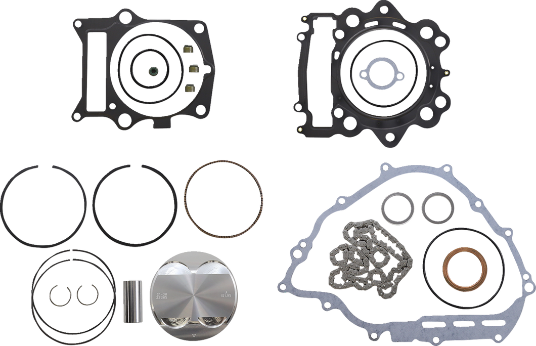 Top End Piston Kit - Grizzly 4x4 YFM700/Rhino YXR700F - 101.95 mm