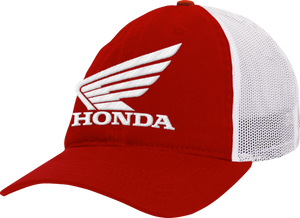 Honda Trucker Hat - Red/White - Lutzka's Garage