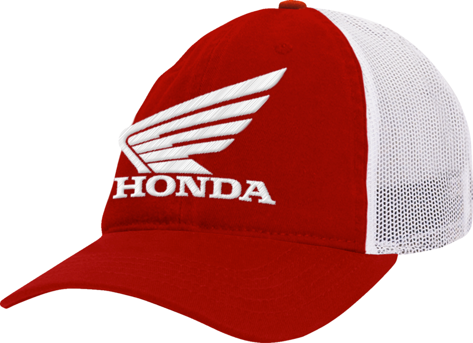 Honda Trucker Hat - Red/White - Lutzka's Garage