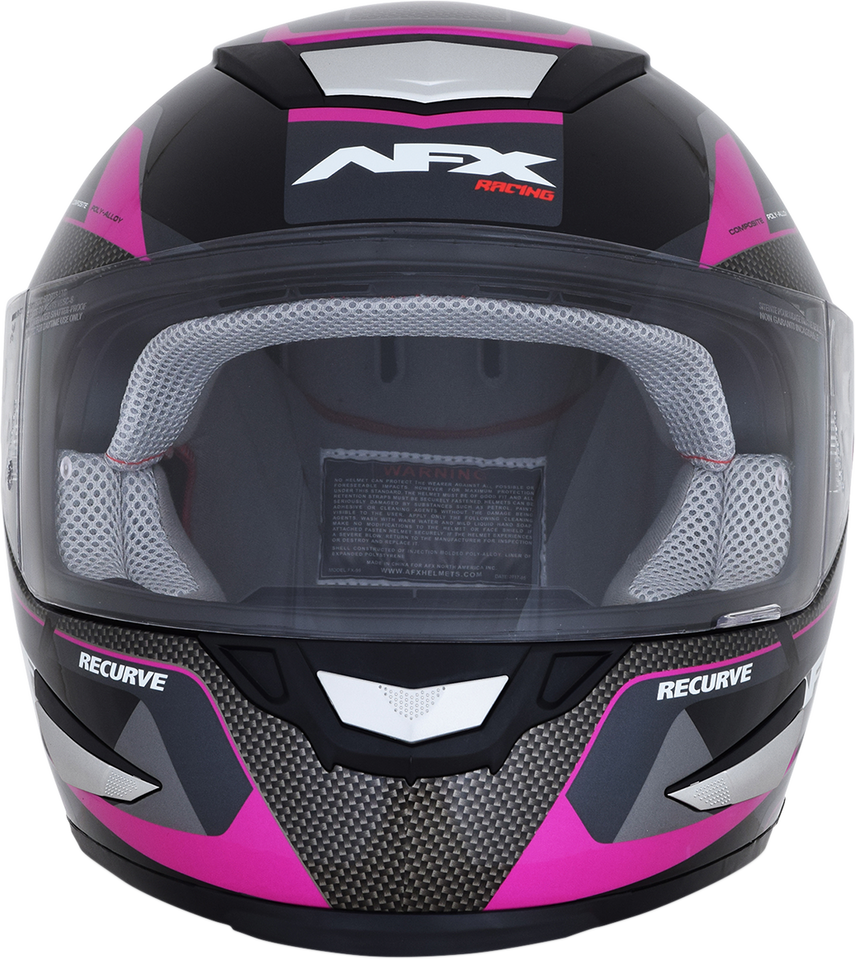 FX-99 Helmet - Recurve - Black/Fuchsia - XS - Lutzka's Garage