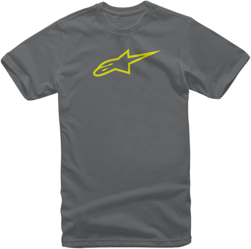 Ageless T-Shirt - Charcoal/Hi-Vis Yellow - Medium - Lutzka's Garage