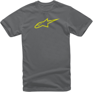 Ageless T-Shirt - Charcoal/Hi-Vis Yellow - Medium - Lutzka's Garage