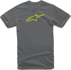 Ageless T-Shirt - Charcoal/Hi-Vis Yellow - Medium - Lutzka's Garage