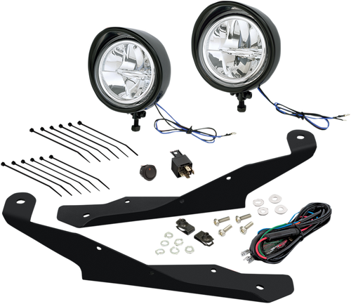 LED Driving Light Kit - Black - Ryker - Lutzka's Garage