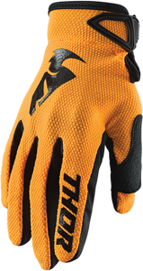 Youth Sector Gloves - Orange/Black - Medium - Lutzka's Garage