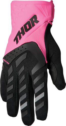 Womens Spectrum Gloves - Fluo Pink/Black - Small - Lutzka's Garage