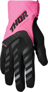 Womens Spectrum Gloves - Fluo Pink/Black - Small - Lutzka's Garage