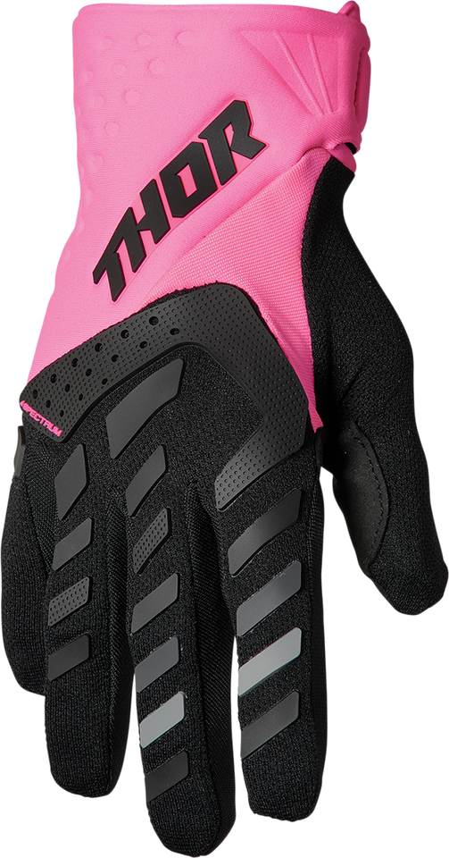 Womens Spectrum Gloves - Fluo Pink/Black - Small - Lutzka's Garage