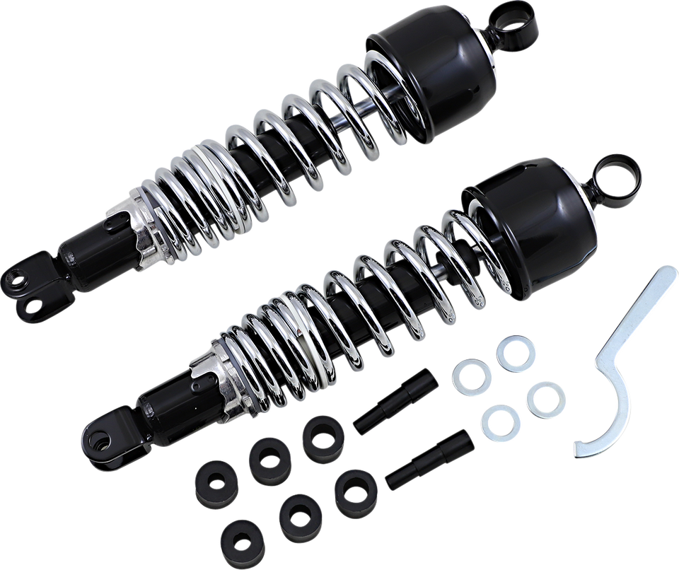 Classic Shocks - Black - Eye/Clevis - 13.4" - Lutzka's Garage